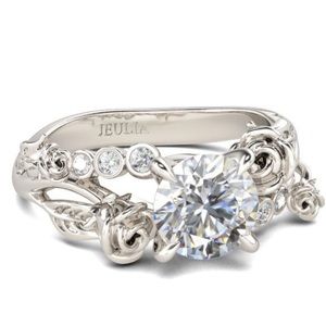 Engagement Ring .925  “Jeulia Diamond white”stone